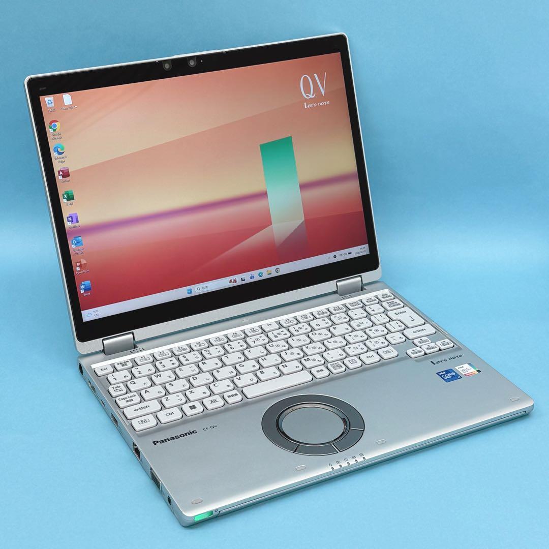 081準美品 i7 512GB レッツノートQV1 第11世代 office