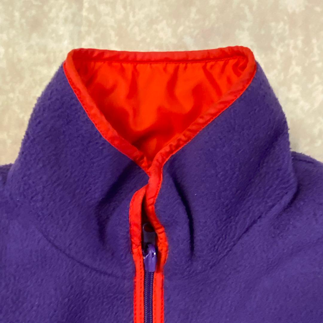 90s OLD GAP グリセード ナイロンジャケット リバーシブル 赤/紫