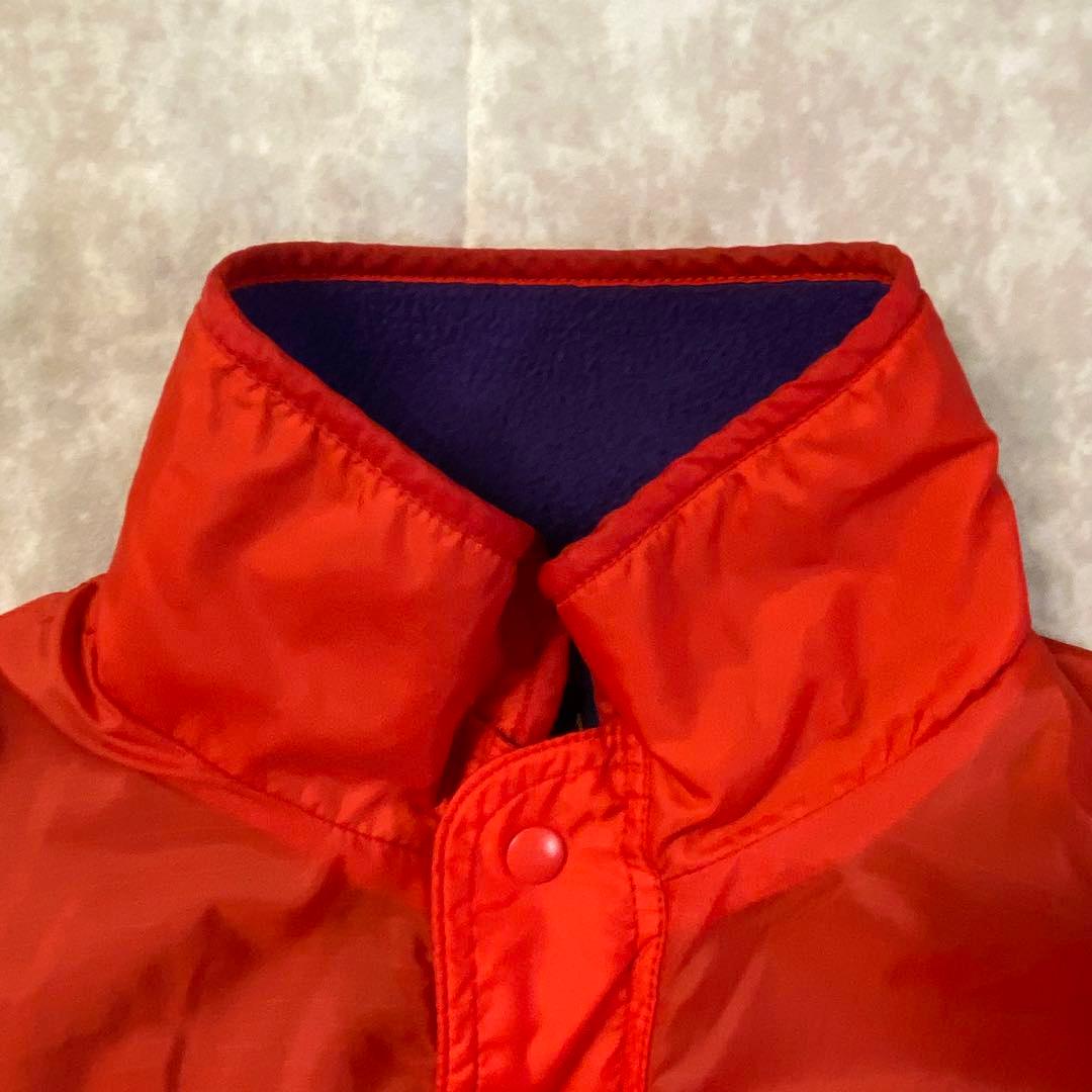 90s OLD GAP グリセード ナイロンジャケット リバーシブル 赤/紫