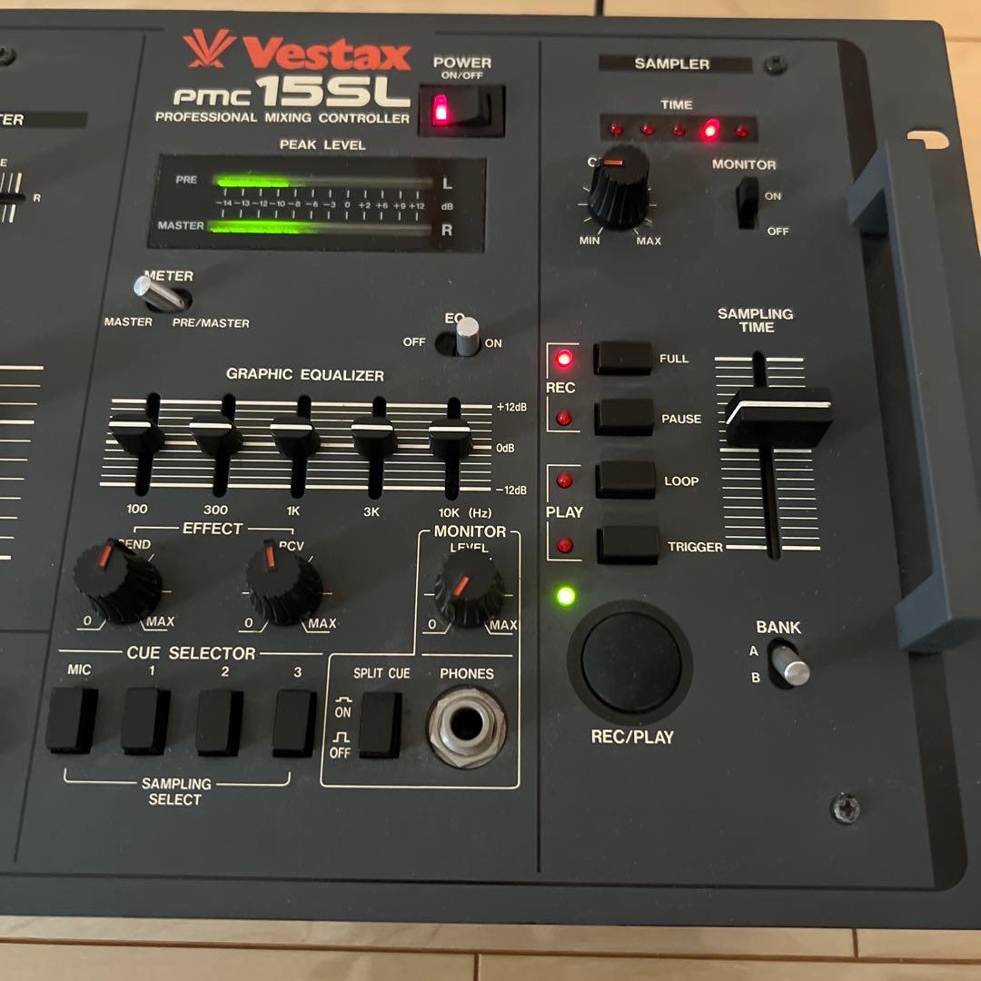 Vestax PMC-15SL DJミキサー　90年代オールドVestax