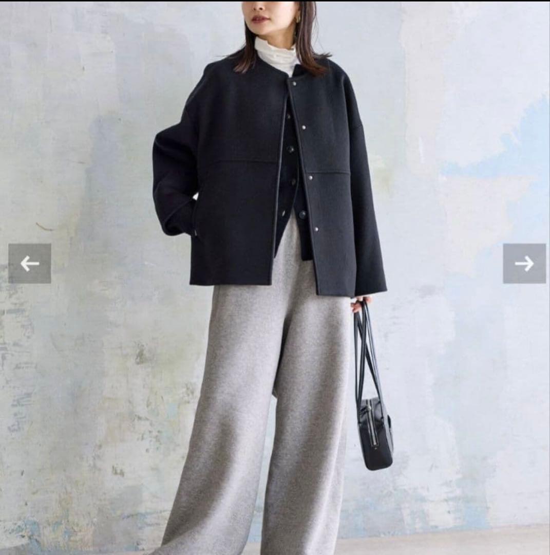 ジャーナルスタンダード スーパー140ビーバーノーカラー