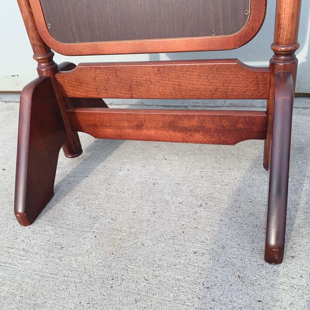 【美品】karimoku カリモク スタンドミラー 150cm ダークブラウン
