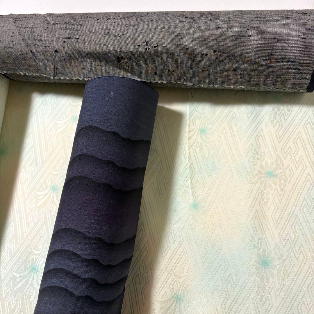 【反物】 11本 まとめ売り 着物生地 リメイク 訪問着 江戸小紋 コート他 D