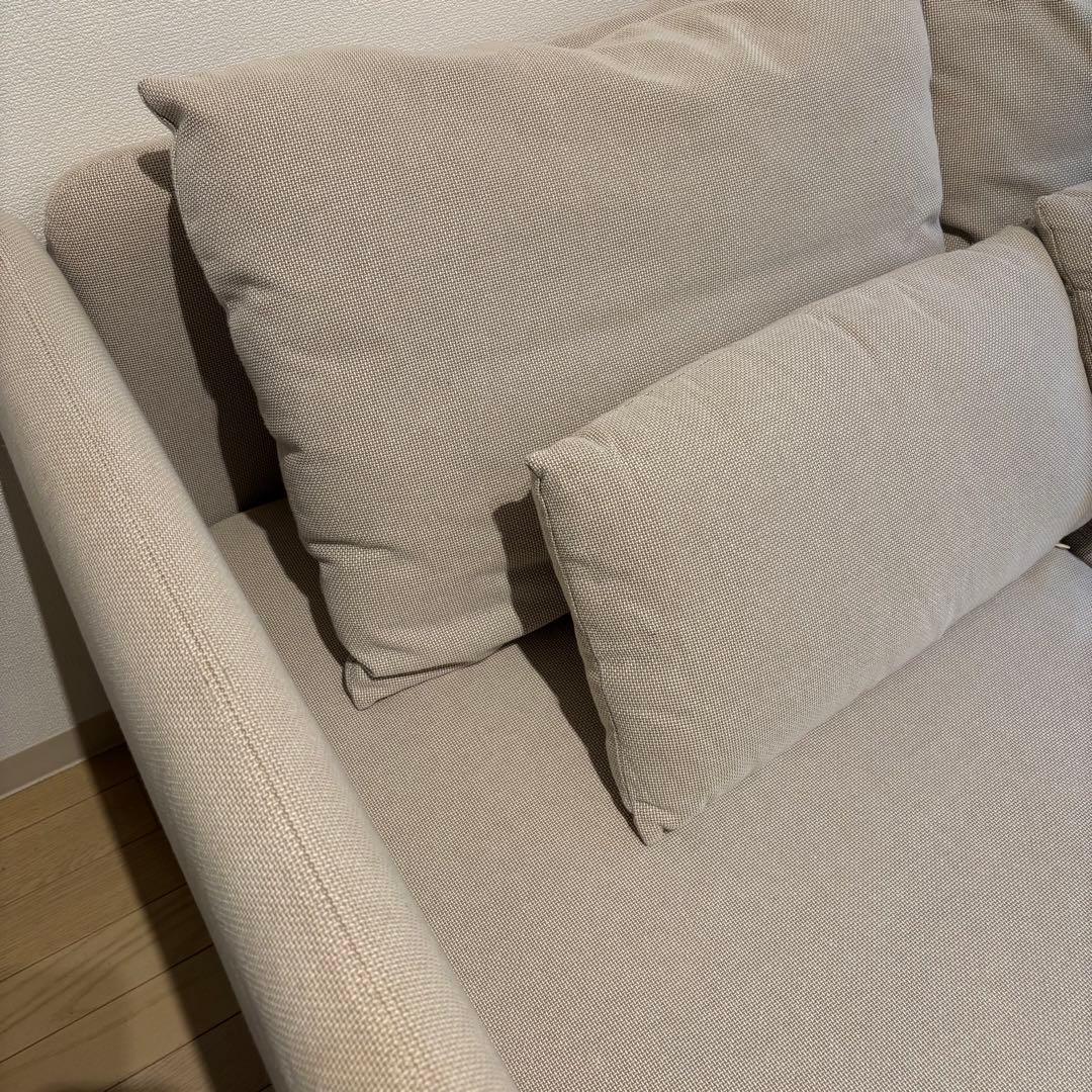 【送料込み】IKEA　ソーデルハムン ソファ　コンパクト　ライトベージュ