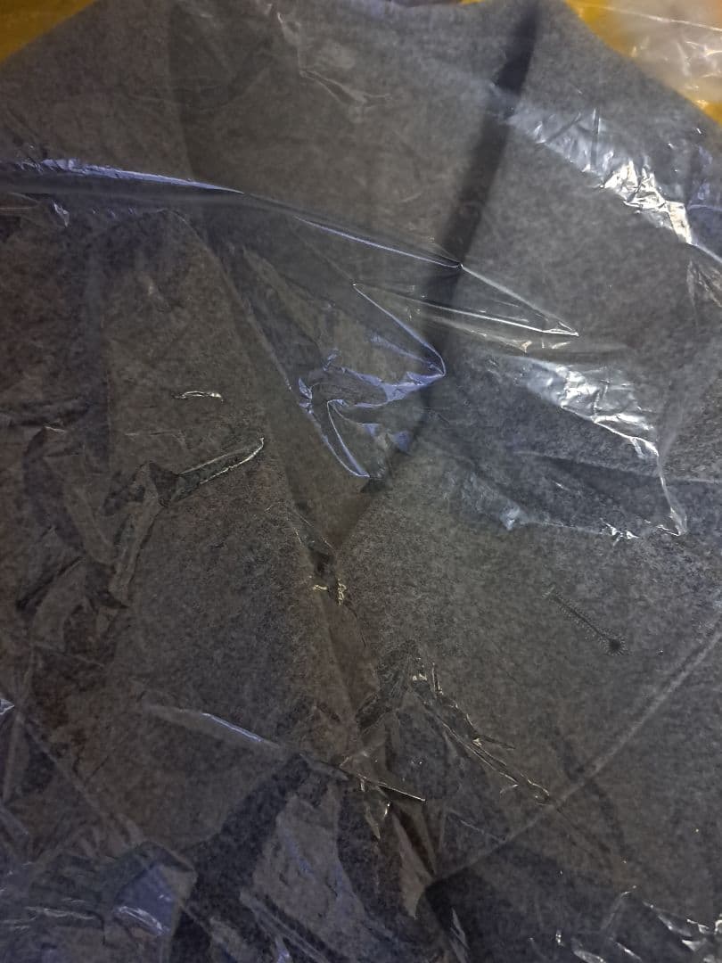 ユニクロ ダブルフェイスショートコートリラックスフィット グレー Sサイズ 新品