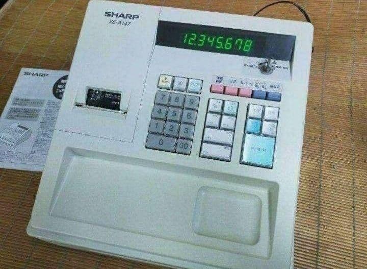 シャープレジスター　XE-A147　PC連携売上管理フル設定無料　300300