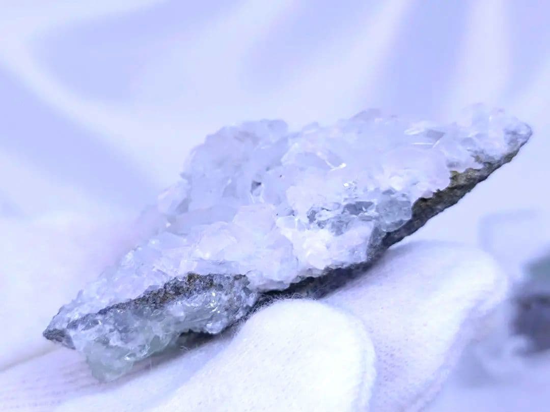 シャンファーリン産　ホワイトローズ カルサイト　フローライト　エンジェルウィング