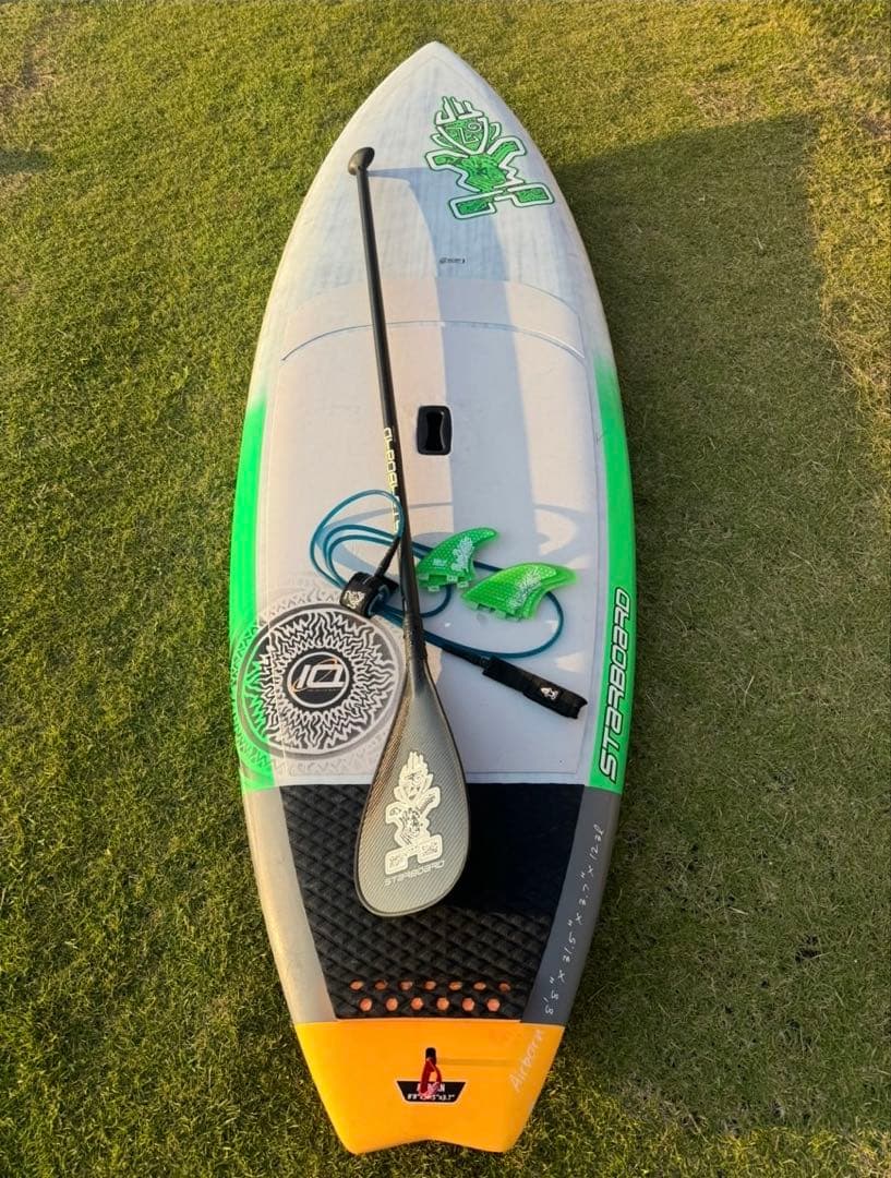 SUP！スターボード　フルカーボン！ ボード、パドル、リーシュ3点セット！