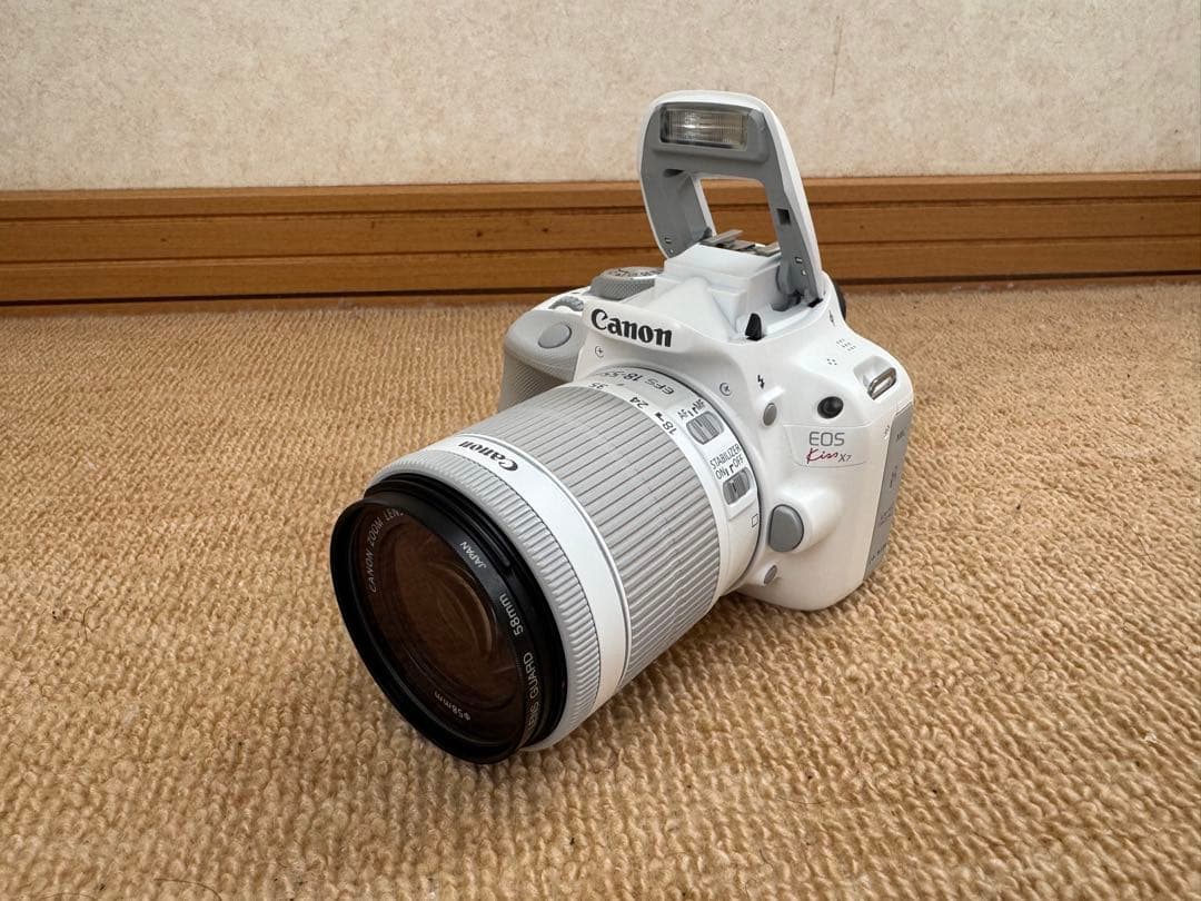 Canon EOS Kiss X7 ホワイト ダブルレンズ　美品