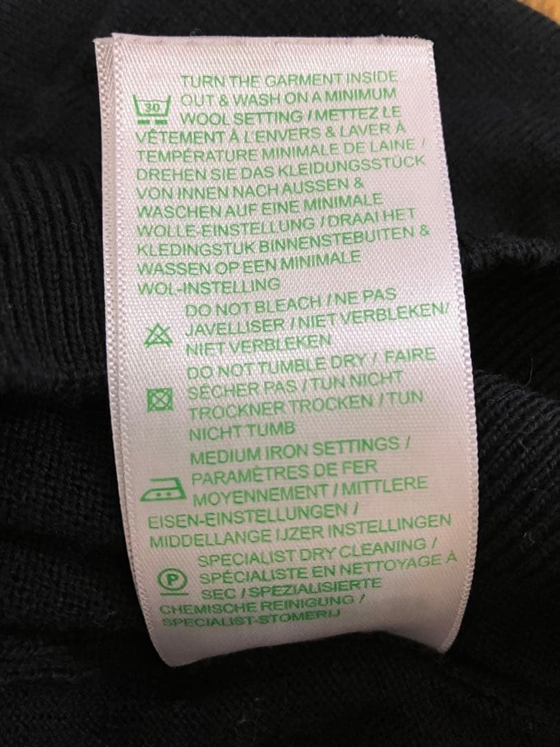 美品 JOHN SMEDLEY ネイビー クルーネックセーター Mサイズ