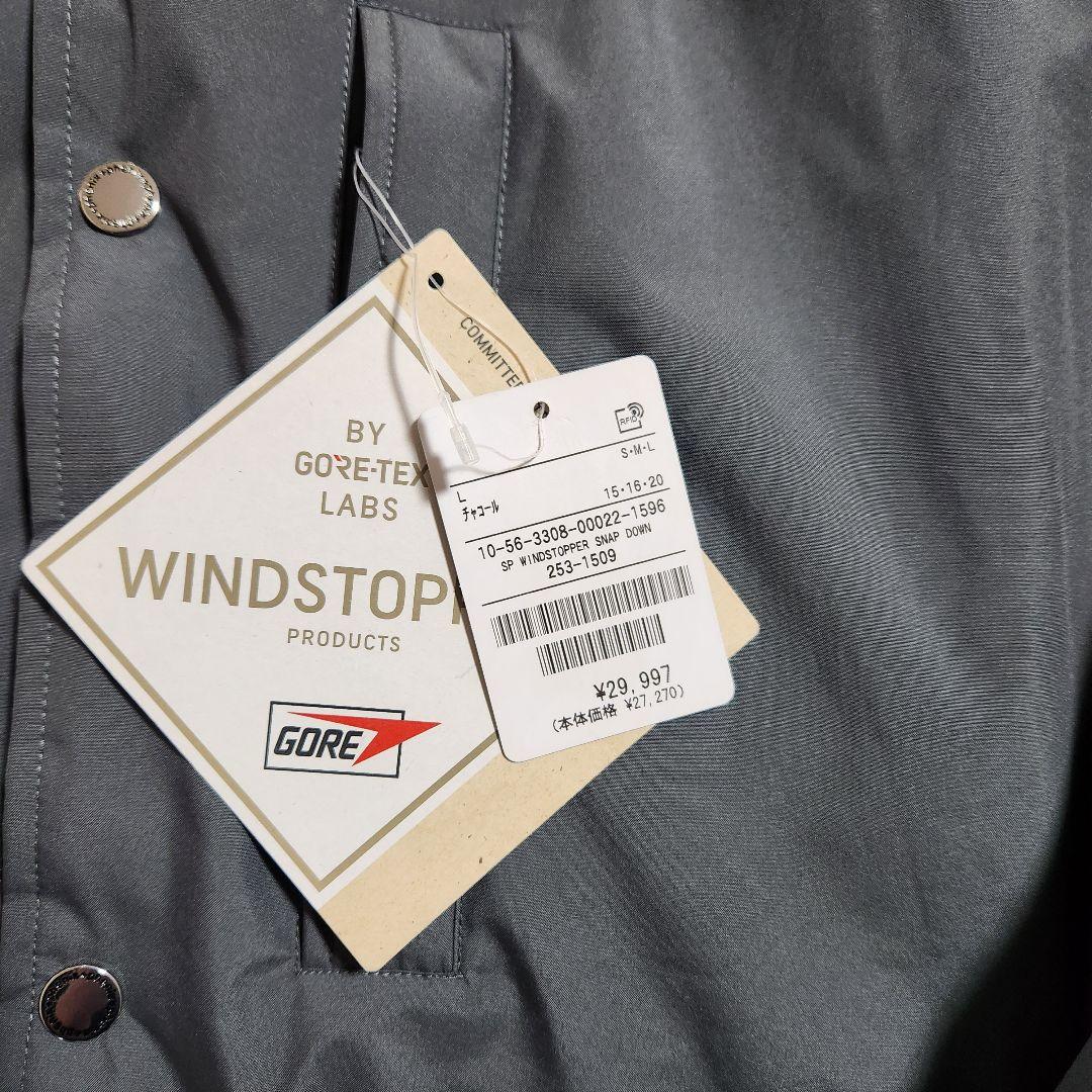 新品　プラスフェニックス 別注 ゴアテックス スナップ ダウンジャケット L