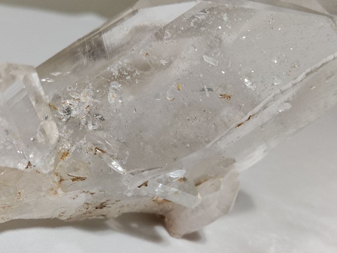 パワーストーン　天然石　原石　クリスタル　水晶　レインボー　410g　No.56