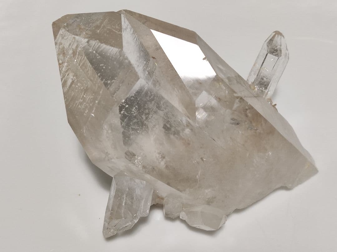 パワーストーン　天然石　原石　クリスタル　水晶　レインボー　410g　No.56