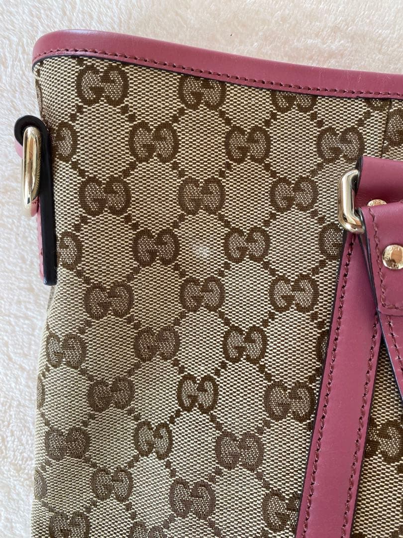 グッチピンクバック