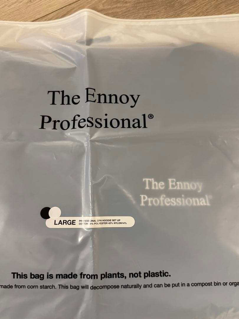 ENNOY SHAKATECH CPN HOODIE SET UP Ｌ