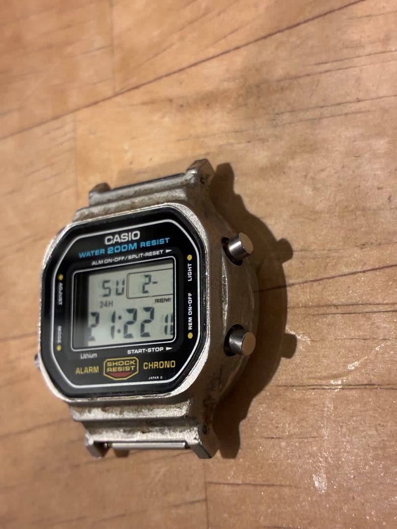 CASIO G-SHOCK DW-5600C-1V 200M表記 スピード