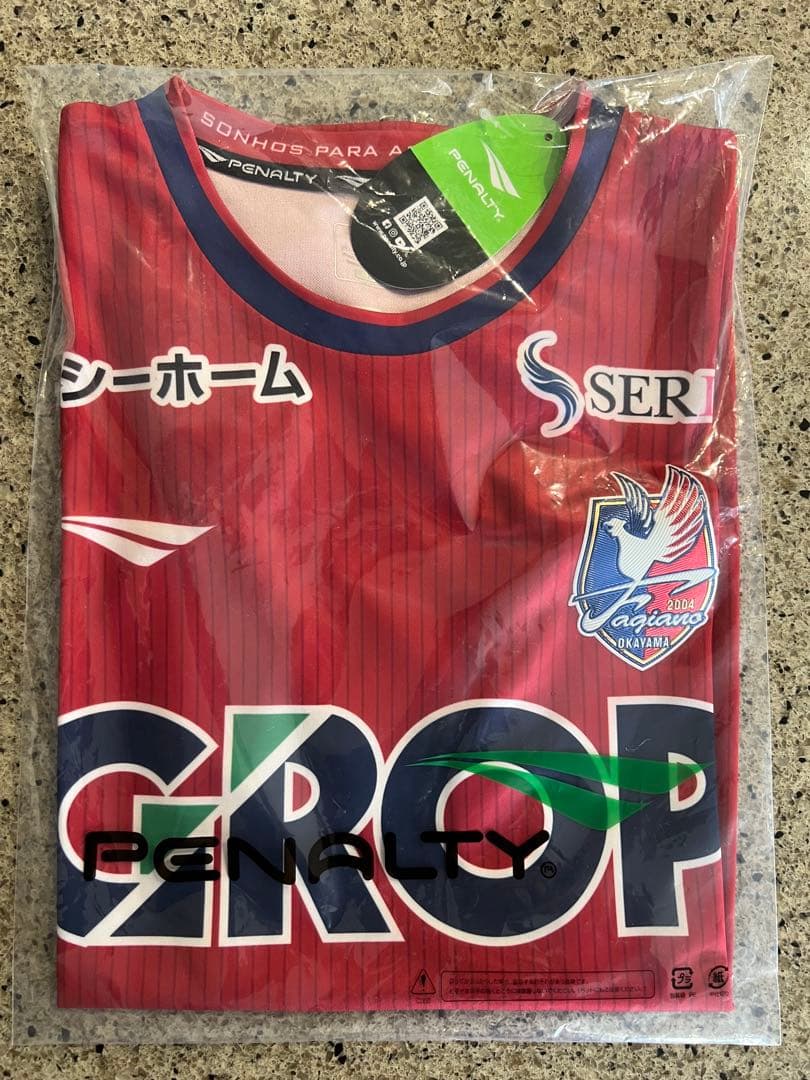 ファジアーノ岡山　公式ユニホーム　Mサイズ