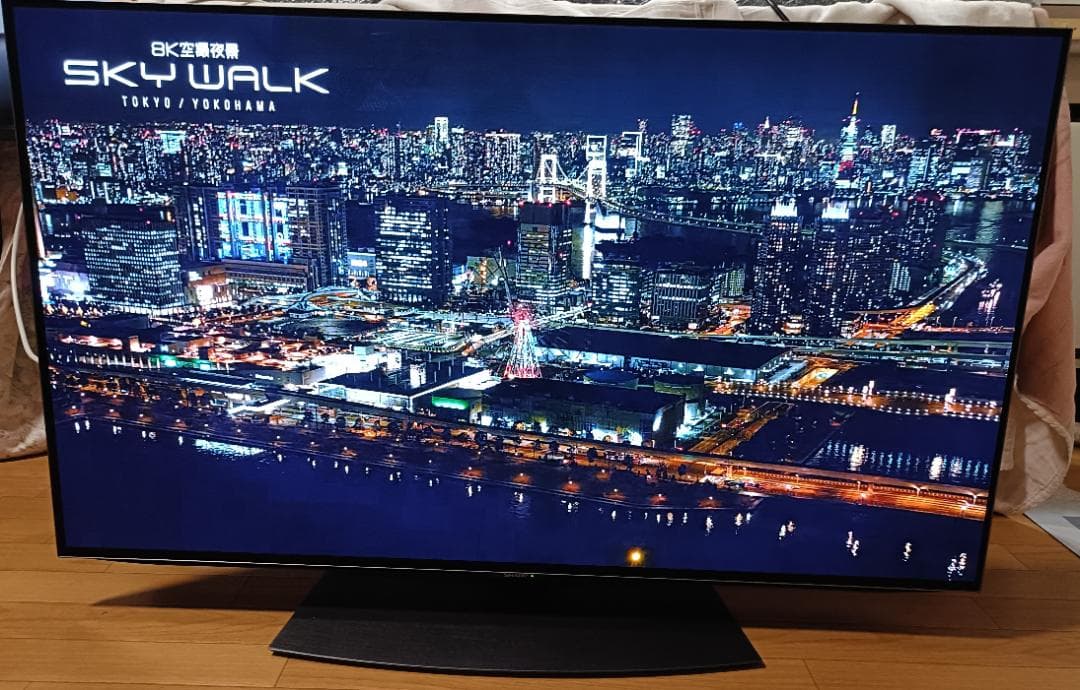 美品22年製SHARP AQUOS48V型4T-C48CQ1 4K有機ELTV