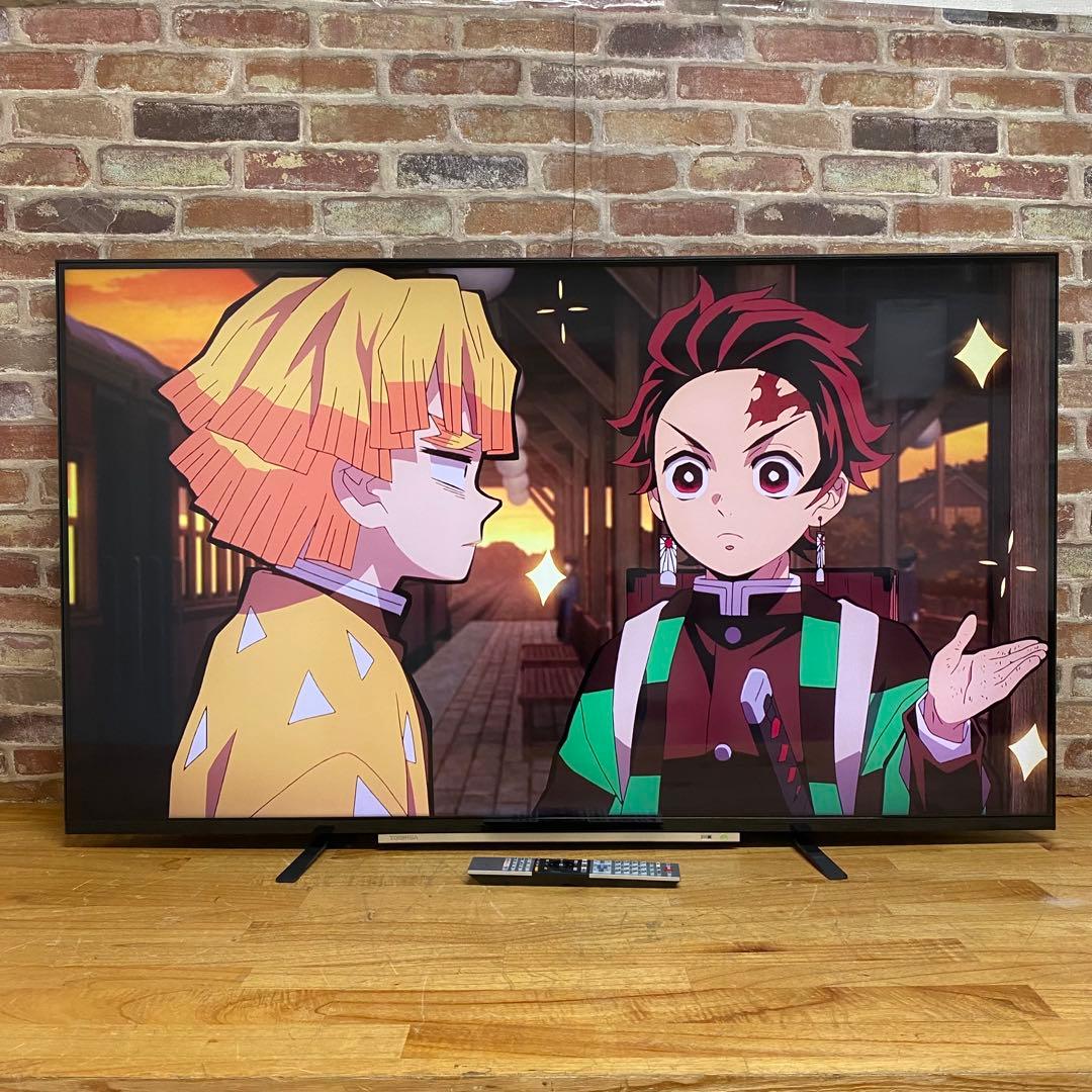 東芝 55V型 4Kチューナー内蔵 液晶テレビ レグザ 55M520X W録画○