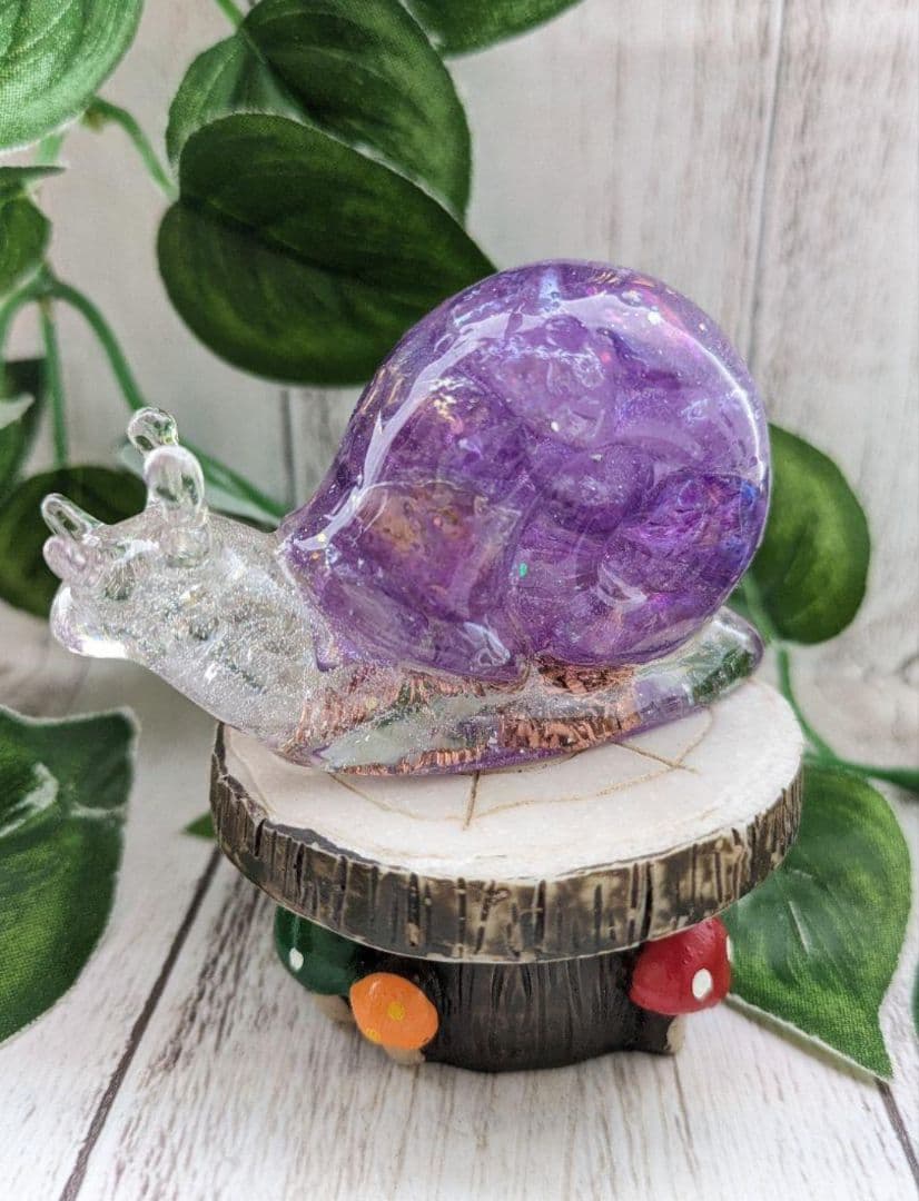 【やま】ブルークラック水晶の恐竜ちゃん形オルゴナイト☆他１５点