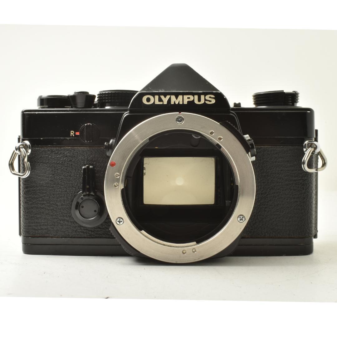 整備済 完動 Olympus OM-1ブラック 50mm F1.4 露出計OK!