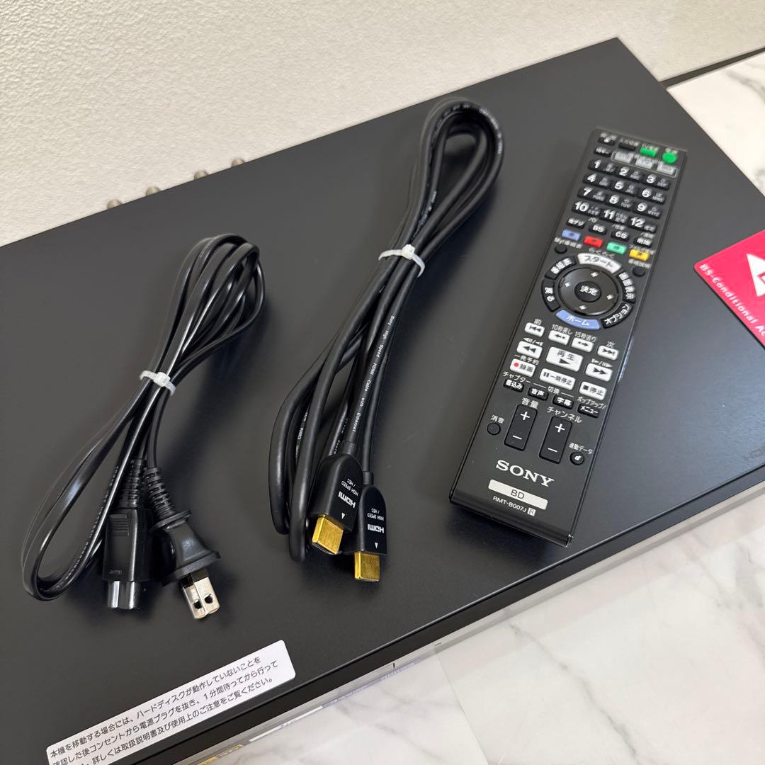 SONY 1TB ブルーレイ/DVDレコーダー 3チューナー　3D対応