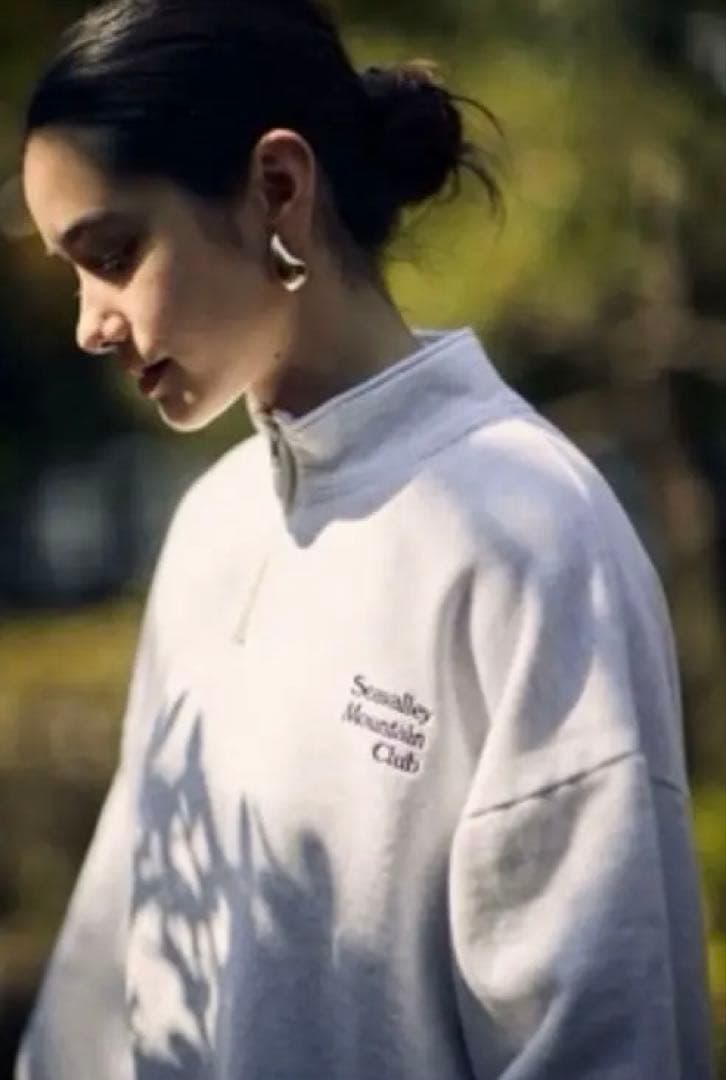 SEA Seavalley Mountain Club ハーフジップ スウェット