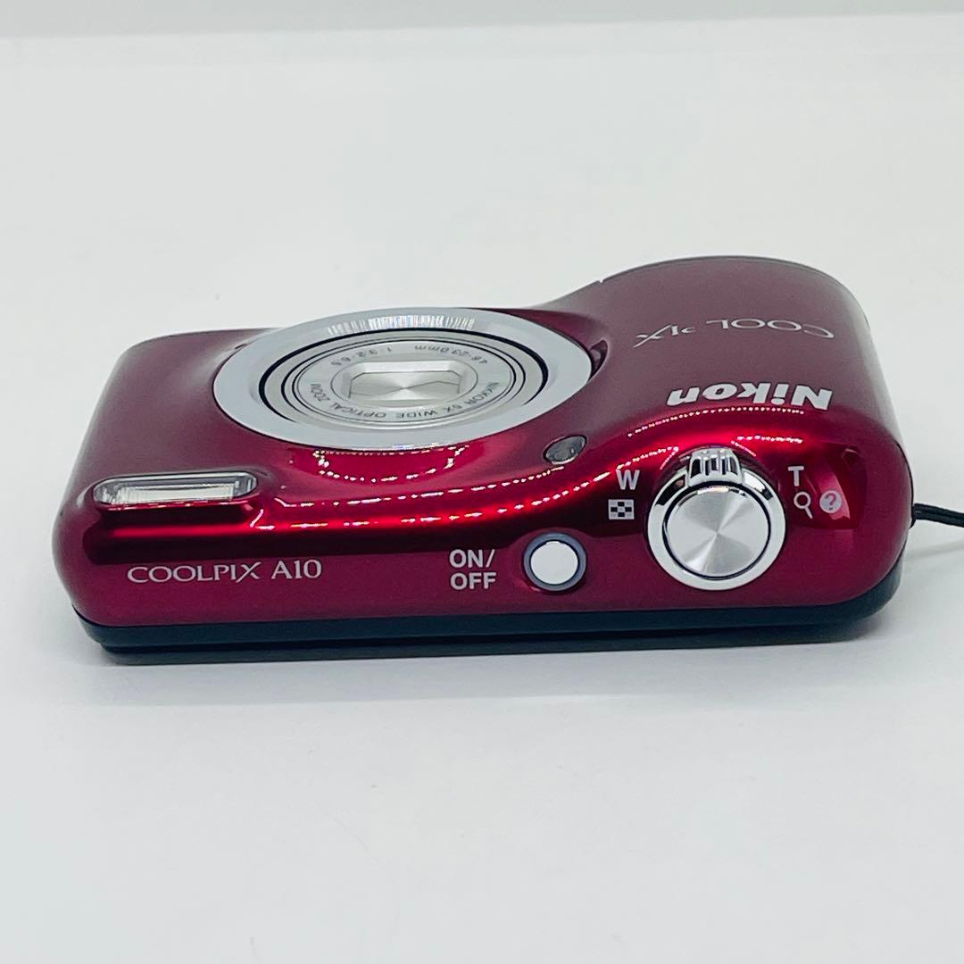 Nikon ニコン　コンパクトデジタルカメラ　COOLPIX A10 レッド