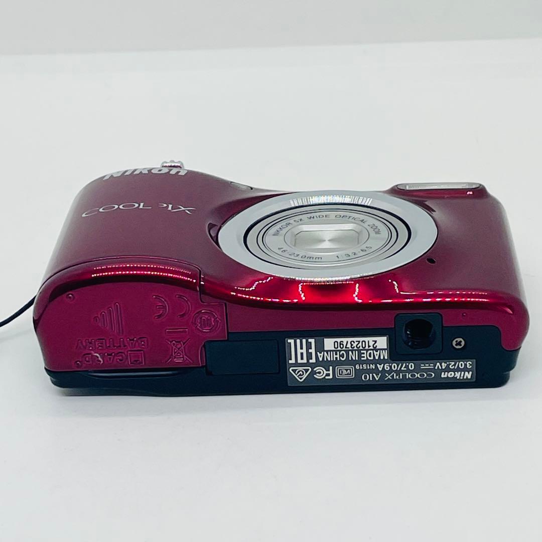 Nikon ニコン　コンパクトデジタルカメラ　COOLPIX A10 レッド