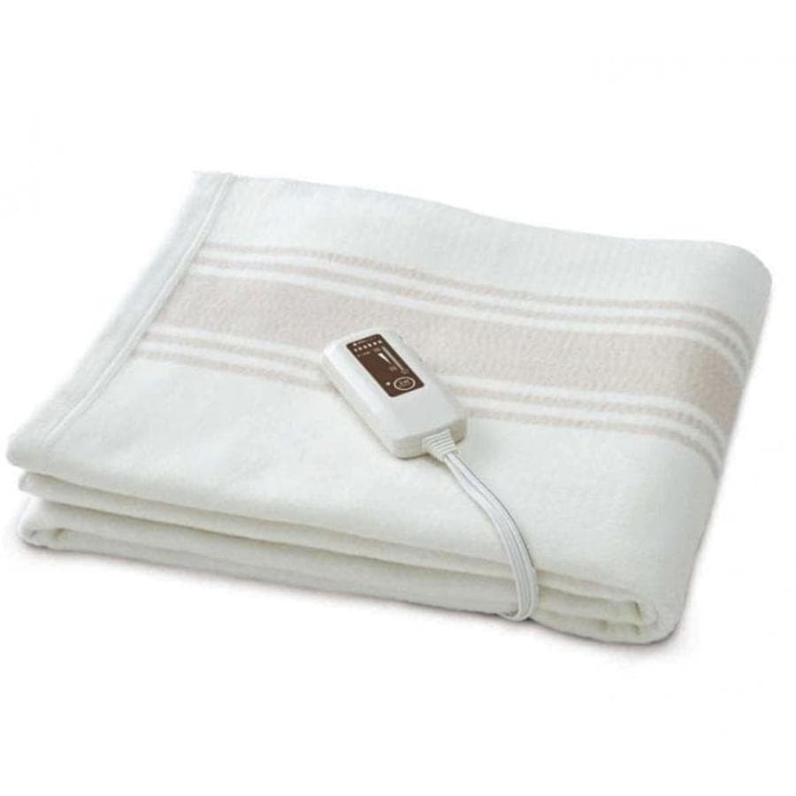 【リニューアル品】　ゼンケン　国産　電気掛敷オーガニックコットン毛布　冬暖