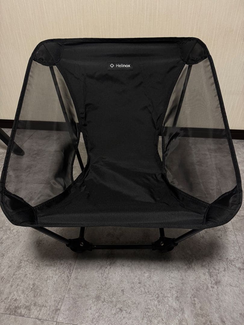 helinox 限定品　グラウンドチェア　オールブラック