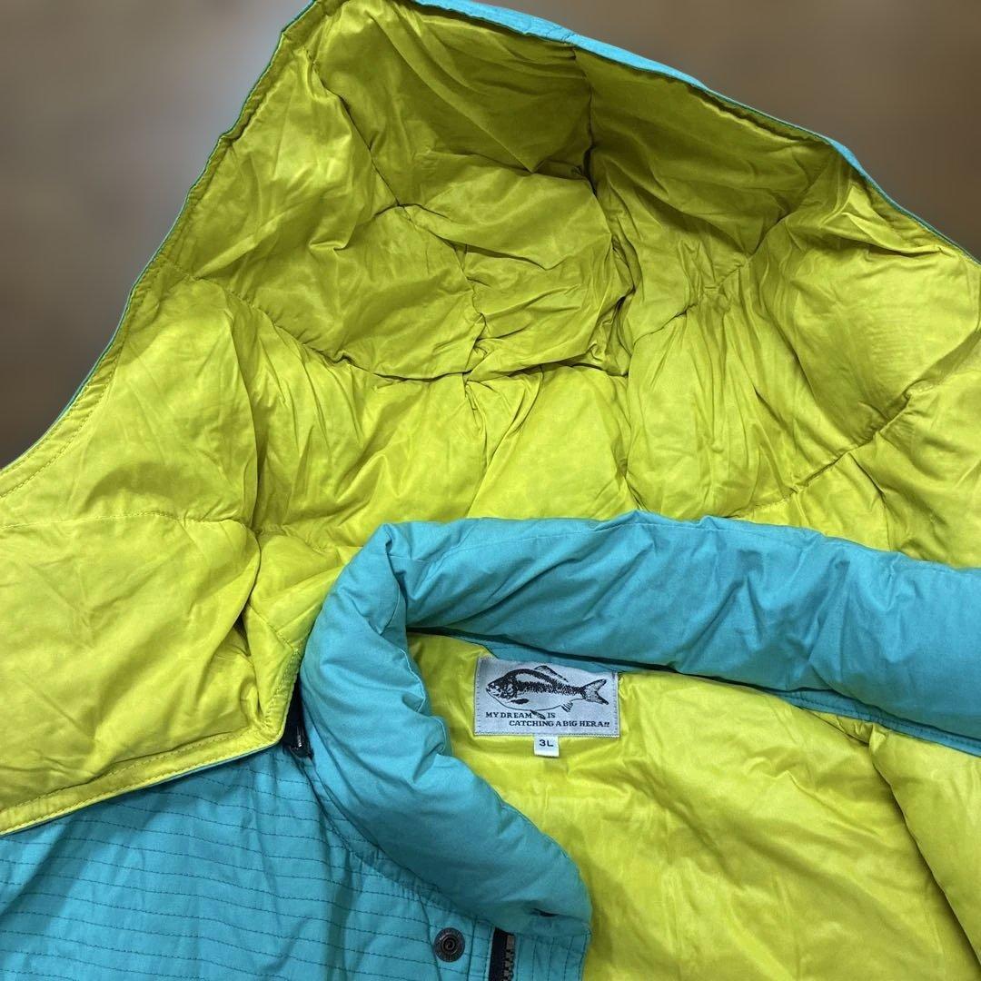 【1/31まで】釣り用　防寒スーツ　天然羽毛使用　3L 未使用