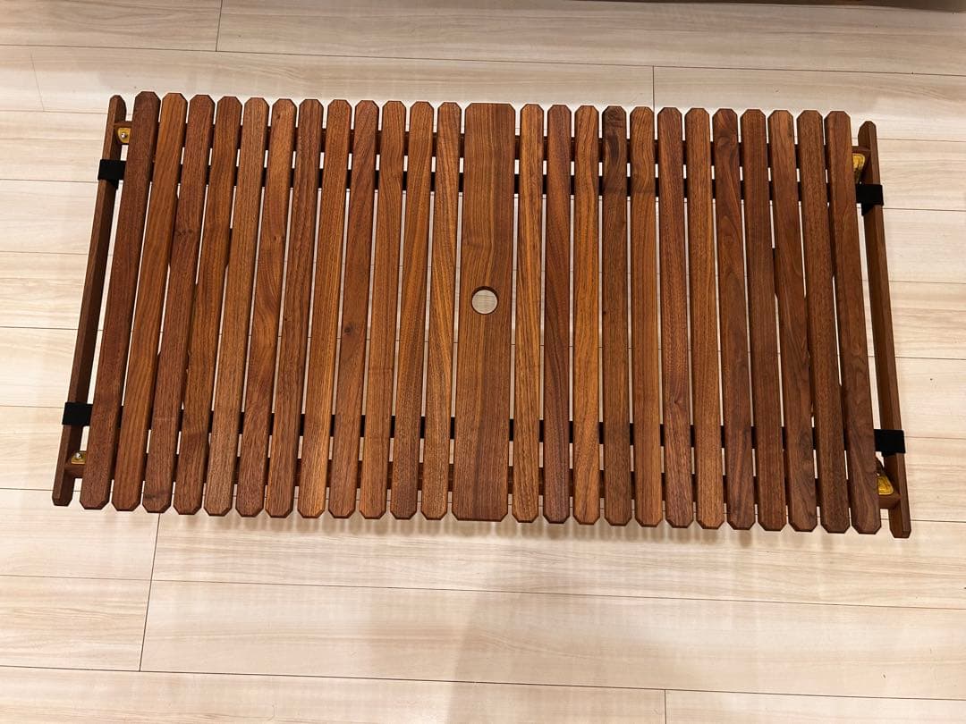 【室内で一度設営】NORAsテーブル typeA 1100 銅金具　純正ケース付