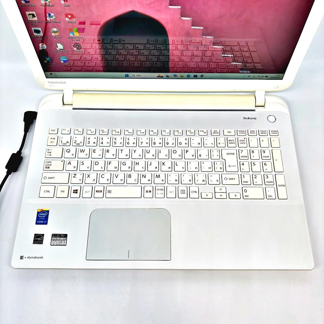 東芝 ノートパソコン Corei7 オフィス SSD Windows11 A28