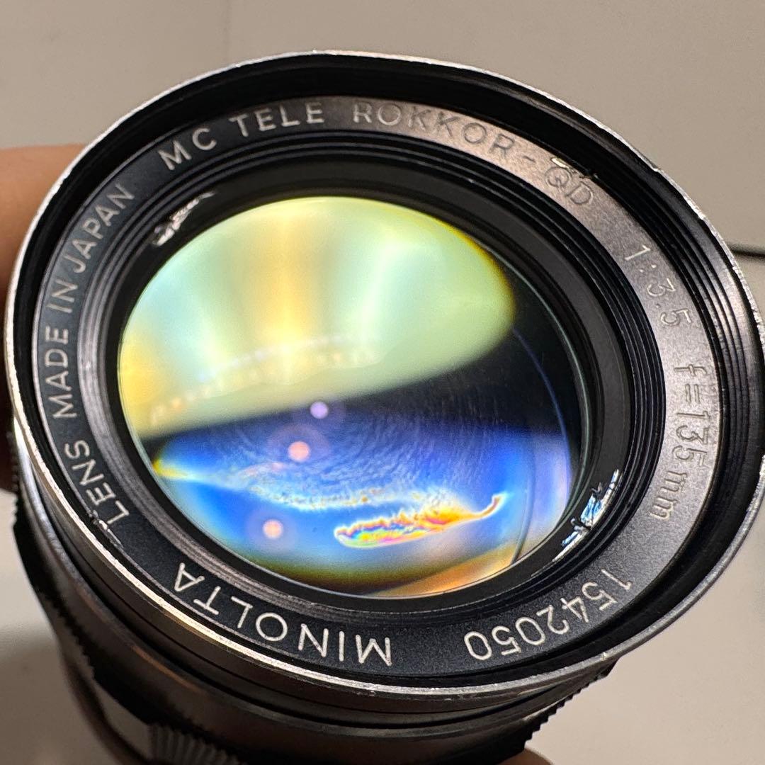 Minolta SR 505 一眼レフカメラ 電池＆レンズセット