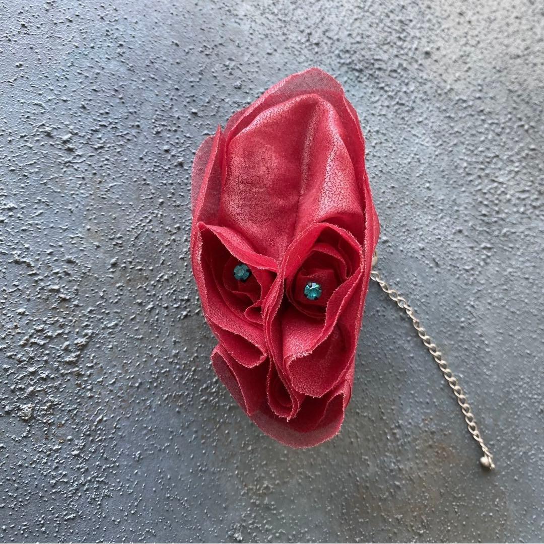 UNDERCOVER アンダーカバー 07SS PURPLE期 スカルブローチ