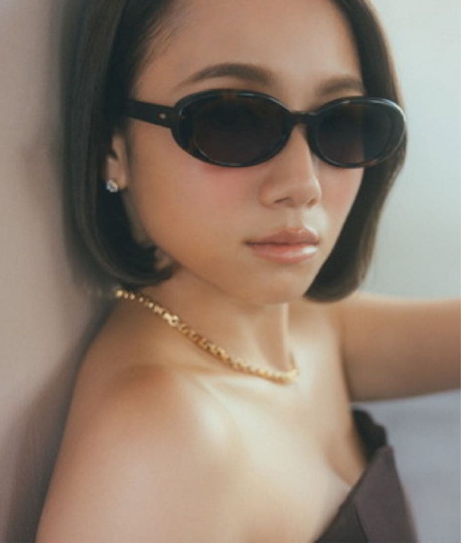 【★mmm/】Zoff AOI IHARA サングラス ブラウン