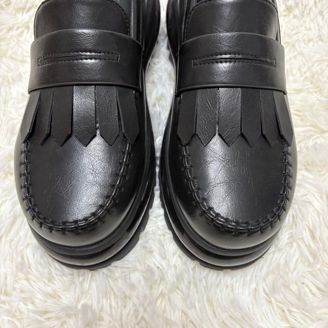 CLEL エアークッション　ハイソール　ローファー　厚底　Sサイズ