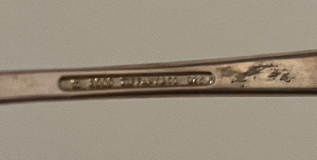 【中古品】Tiffany & Co. 銀製スプーン 専用ポーチ付き