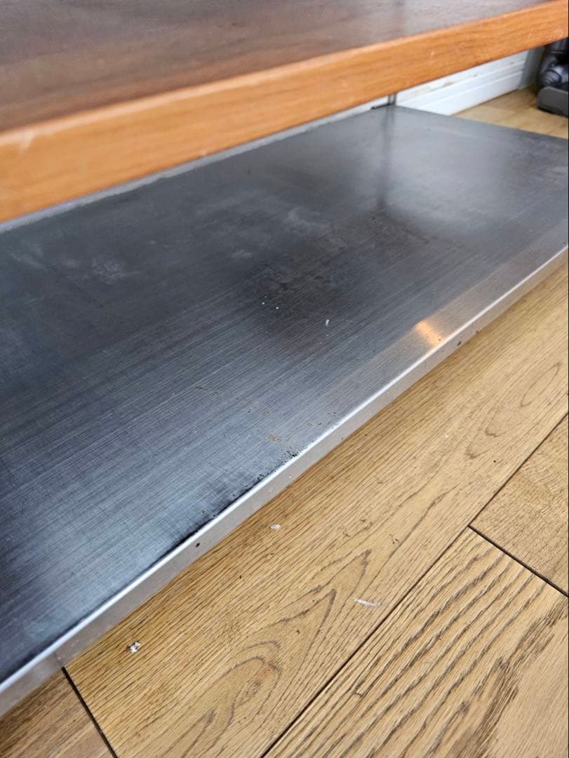 無印良品　ステンレスユニットシェルフ　幅86センチ