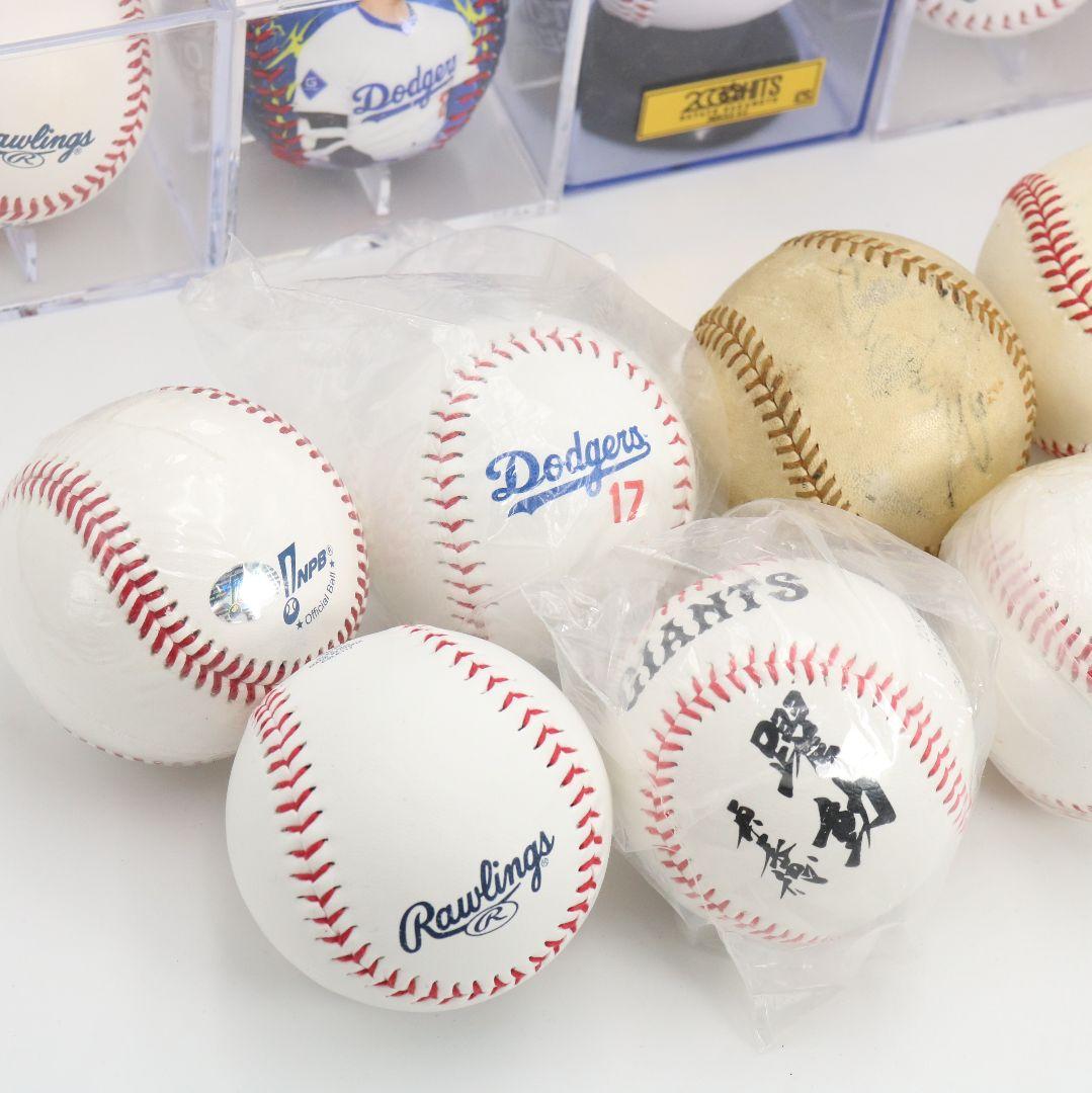 野球 記念球 まとめて 大谷翔平 ドジャース サインボール　SB1024