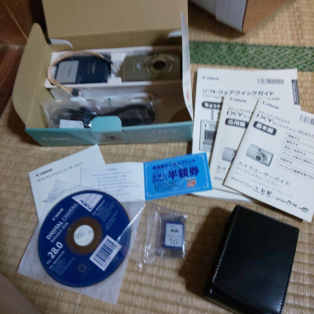 美品‼️キャノン IXY DIGITAL 800IS ケース付き