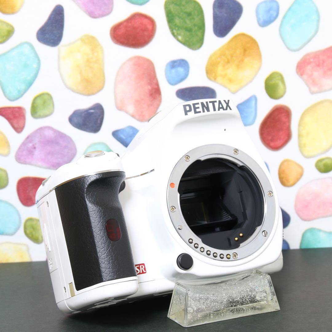 ♥︎◇PENTAX k-x ◇ショット数極少 ◇スマホ転送 ◇ホワイト