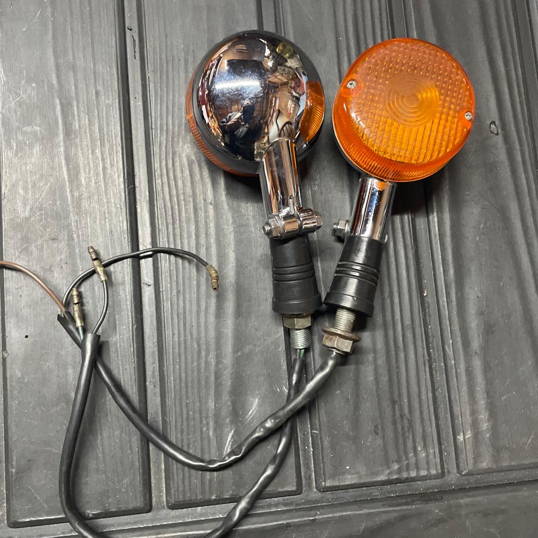 SR400/500用・ノーマル・ウインカー前後セット中古品