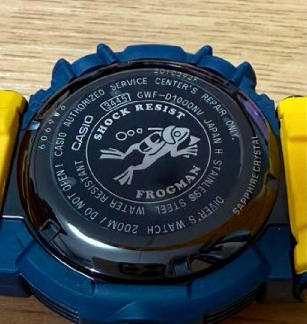 【新品同様】G-SHOCK フロッグマン GWF-D1000NV-2JF