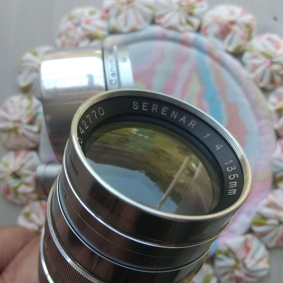 キャノン-L 135mmF4オールクロームタイプ初期型