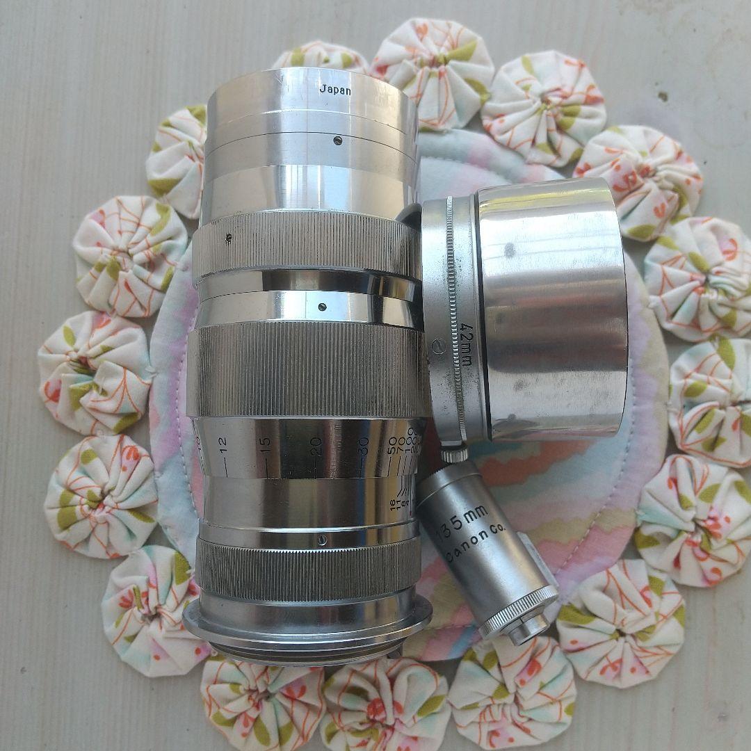 キャノン-L 135mmF4オールクロームタイプ初期型