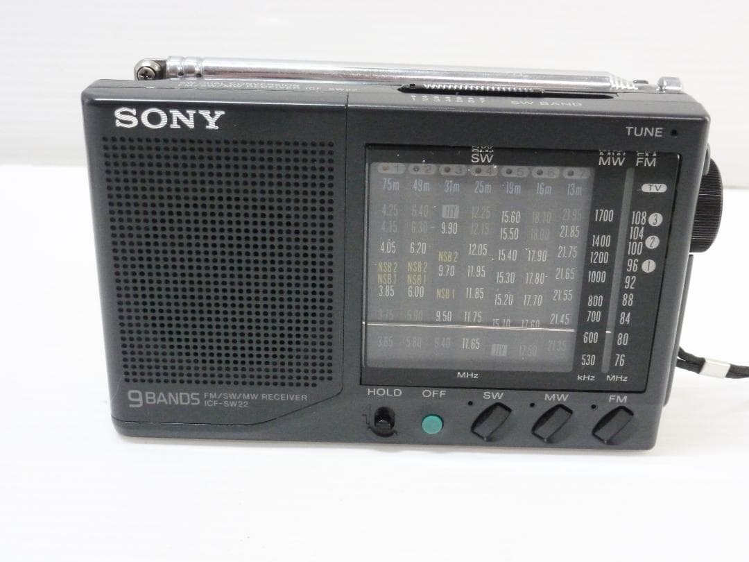 SONY マルチバンドラジオ ICF-SW22 外部アンテナ AN-71付