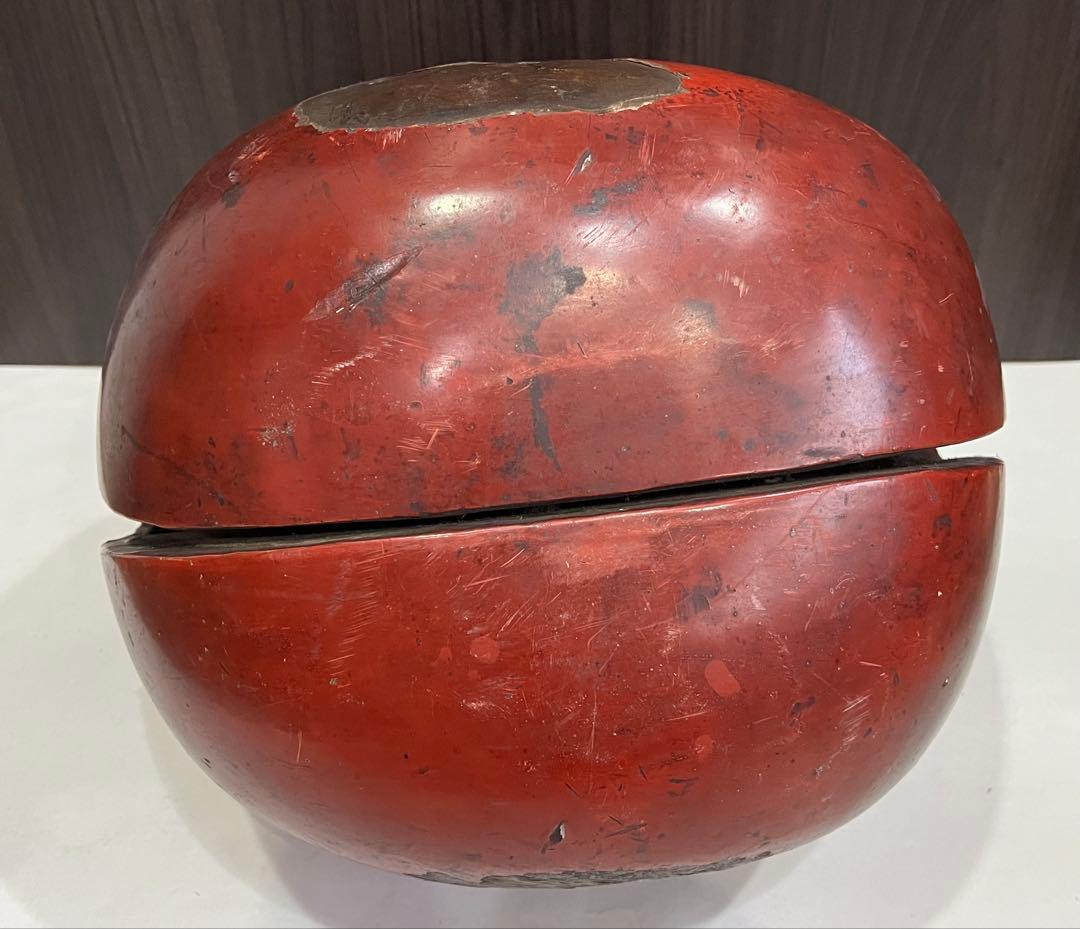 特大　木魚　金龍　在名有り