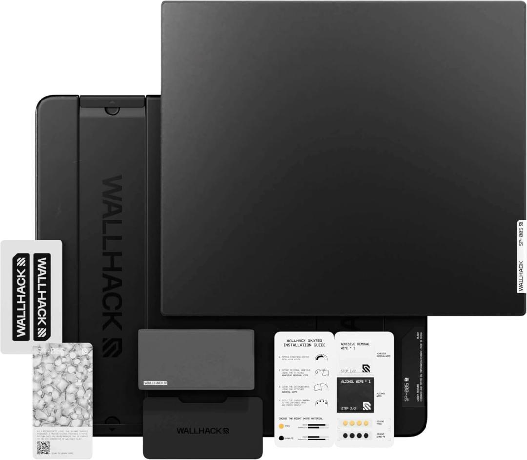 【新品・未開封】WALLHACK ガラスマウスパッド SP-005 ブラック